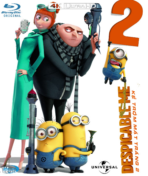 4KUHD-1093.Despicable Me  2  KẺ TRỘM MẶT TRĂNG 2  4K66G  (TRUE- HD 7.1 DOLBY ATMOS - DOLBY VISION) USA